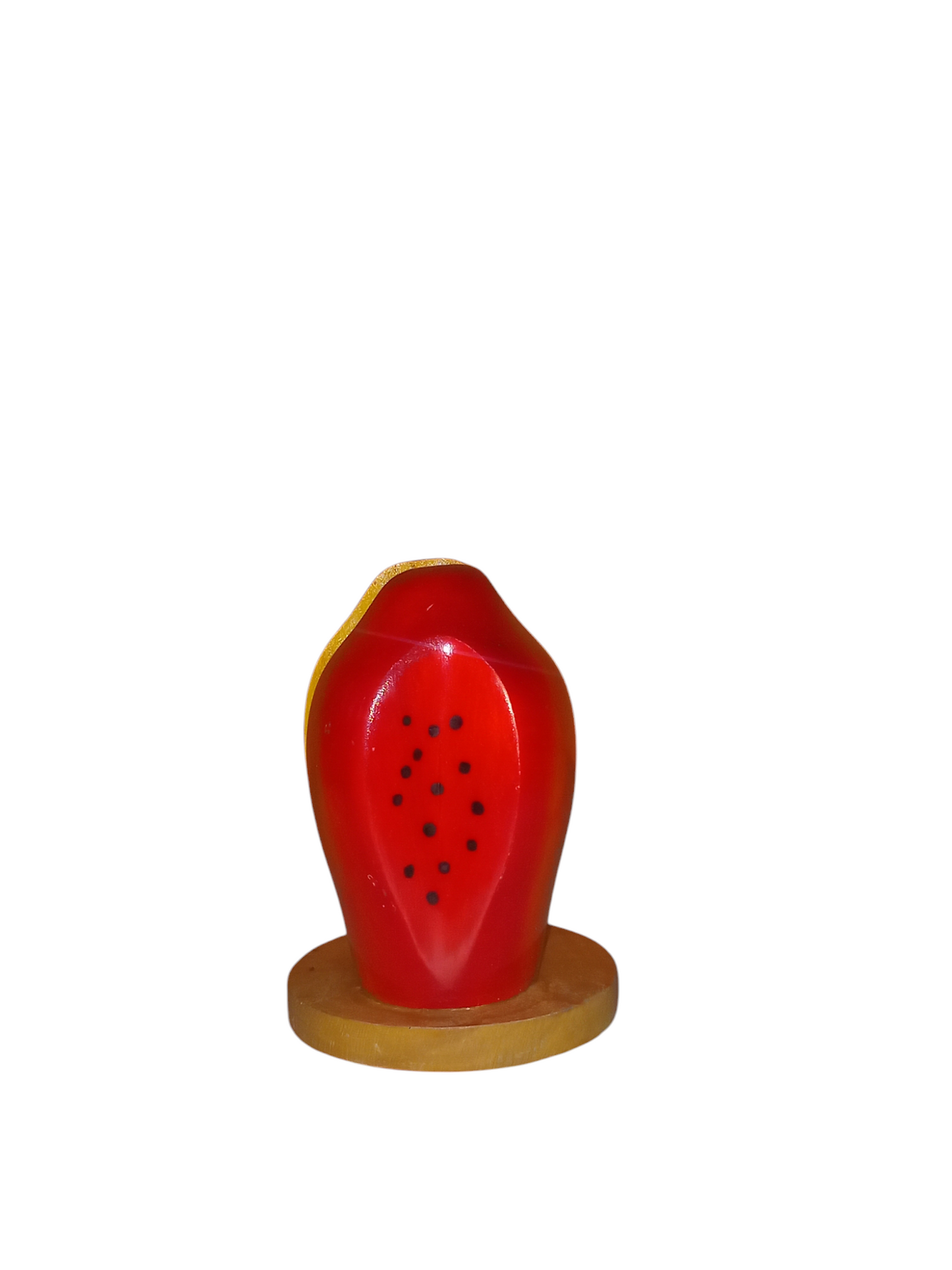 PAPAYA-SHAPED NAPKIN HOLDER