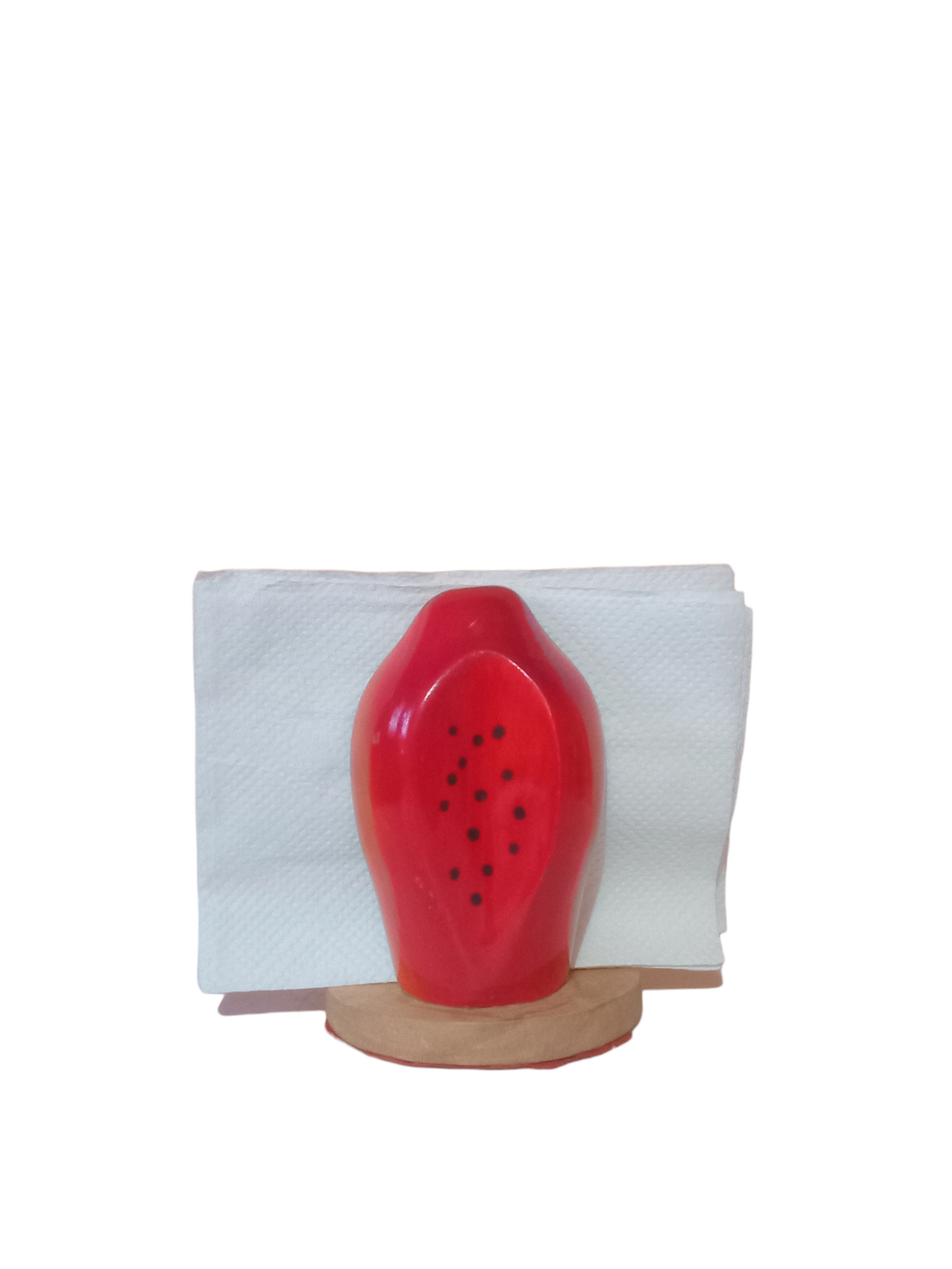 PAPAYA-SHAPED NAPKIN HOLDER