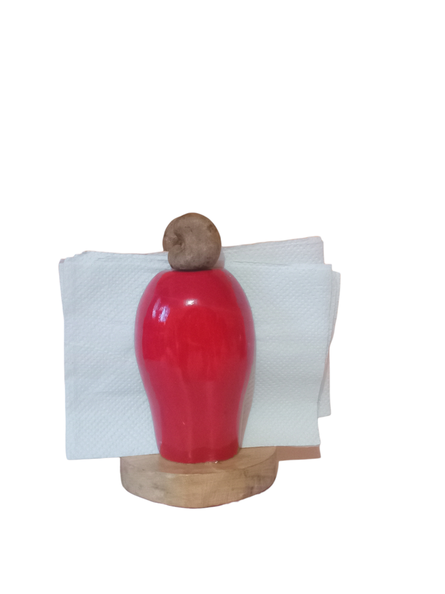 CASHEW-SHAPED NAPKIN HOLDER